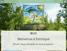 Tablet Screenshot of campingloutuquet.fr